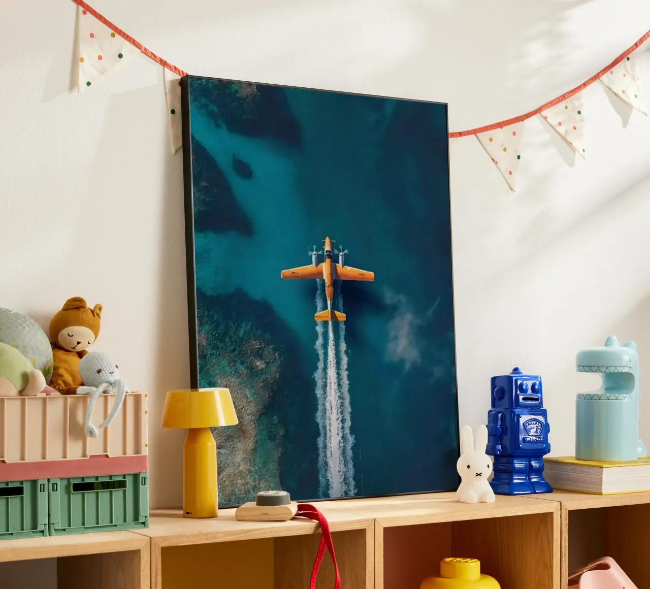 plane slide on water pannello forex da Fost