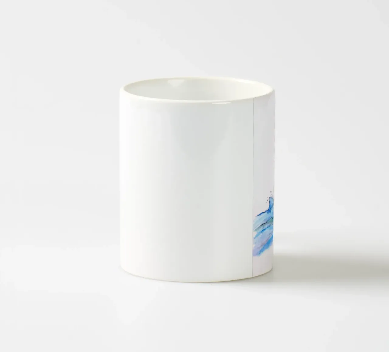 boat on giant wave tazza in ceramica da Fost