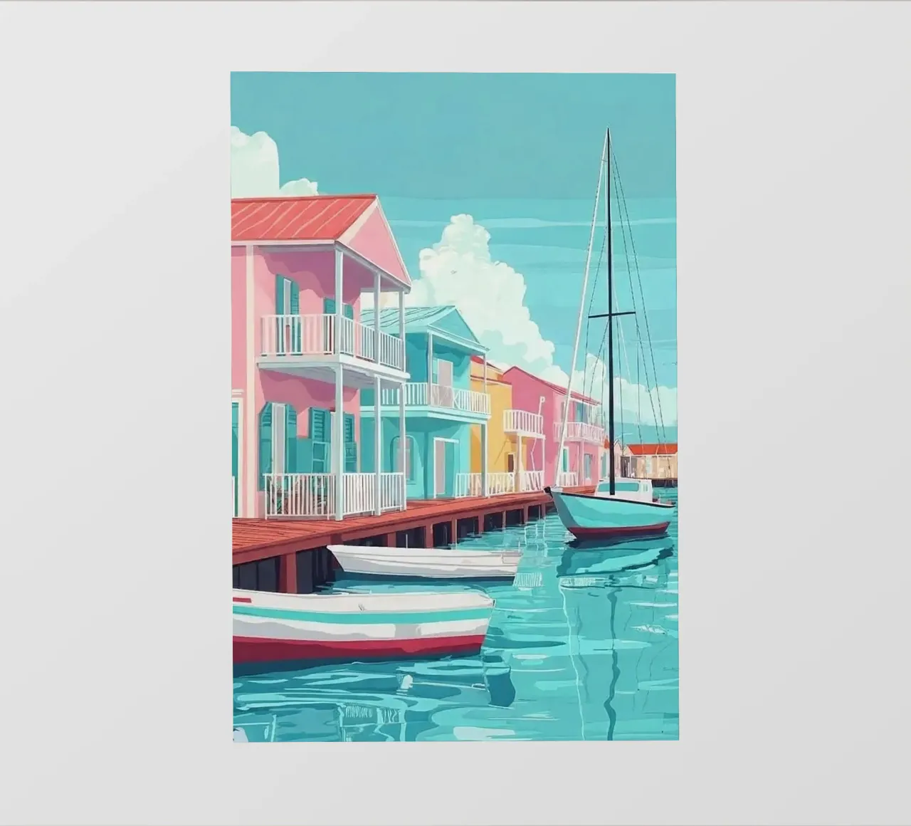 Antigua e Barbuda Caraibi telo in pvc da Catvalenzuele