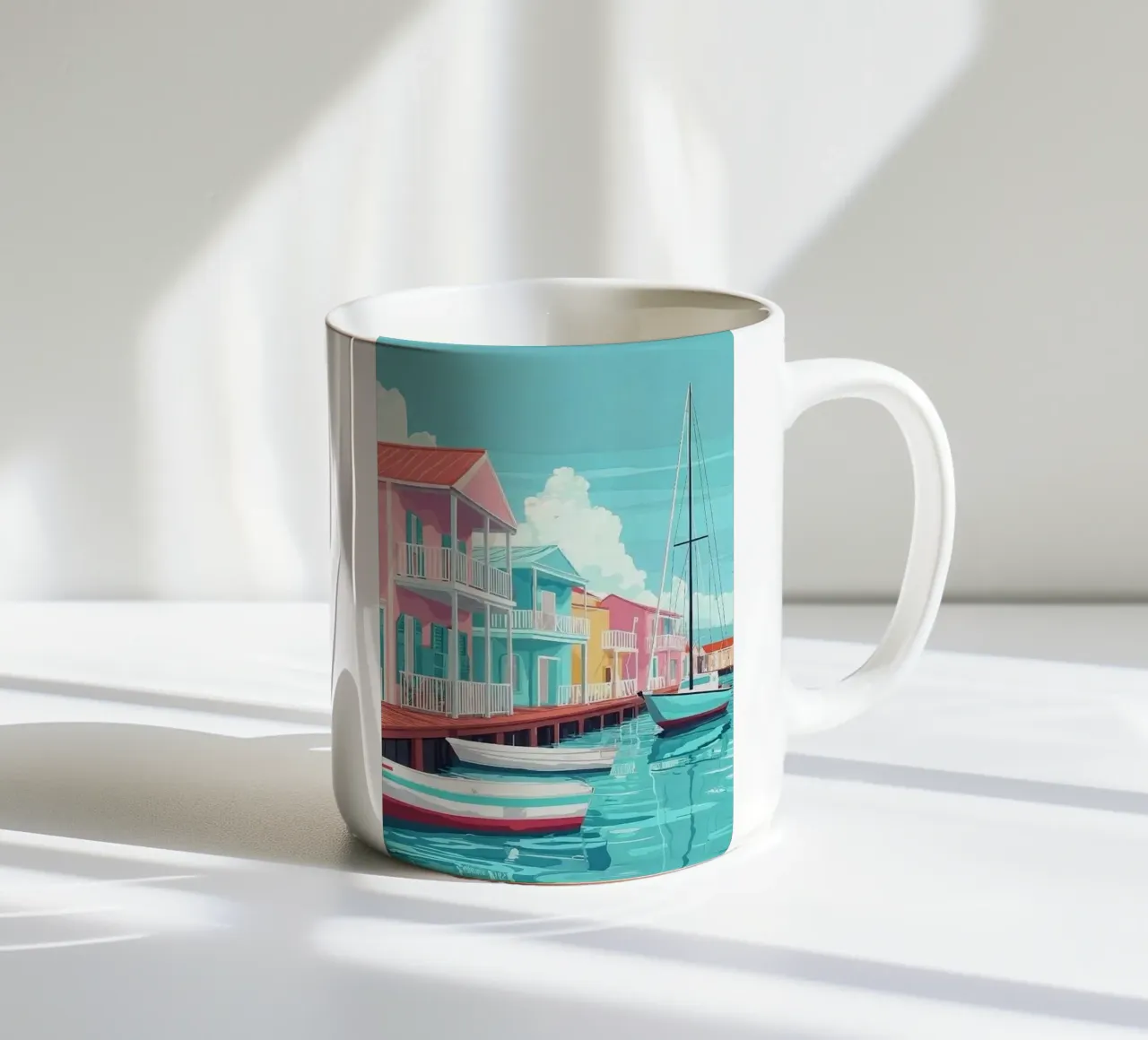 Antigua e Barbuda Caraibi tazza in ceramica da Catvalenzuele