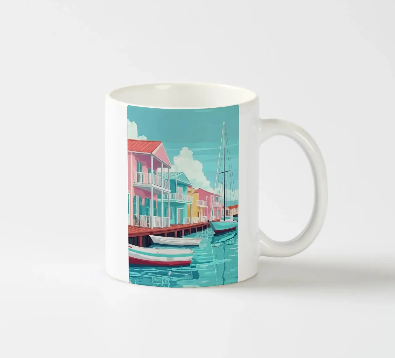 Antigua e Barbuda Caraibi tazza in ceramica da Catvalenzuele