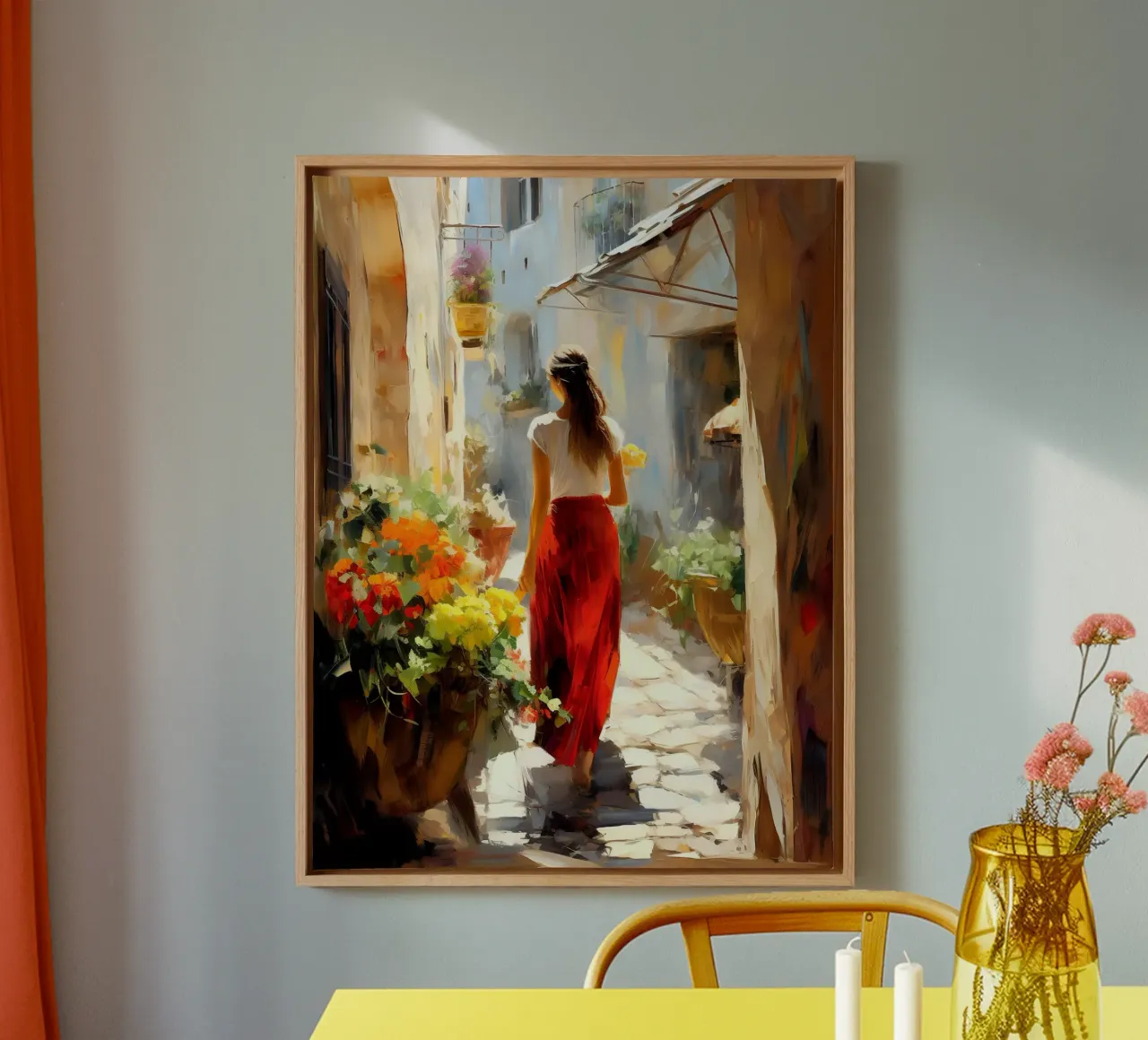 Andalucia tela con Cornice a cassetta da Artsy Bessy