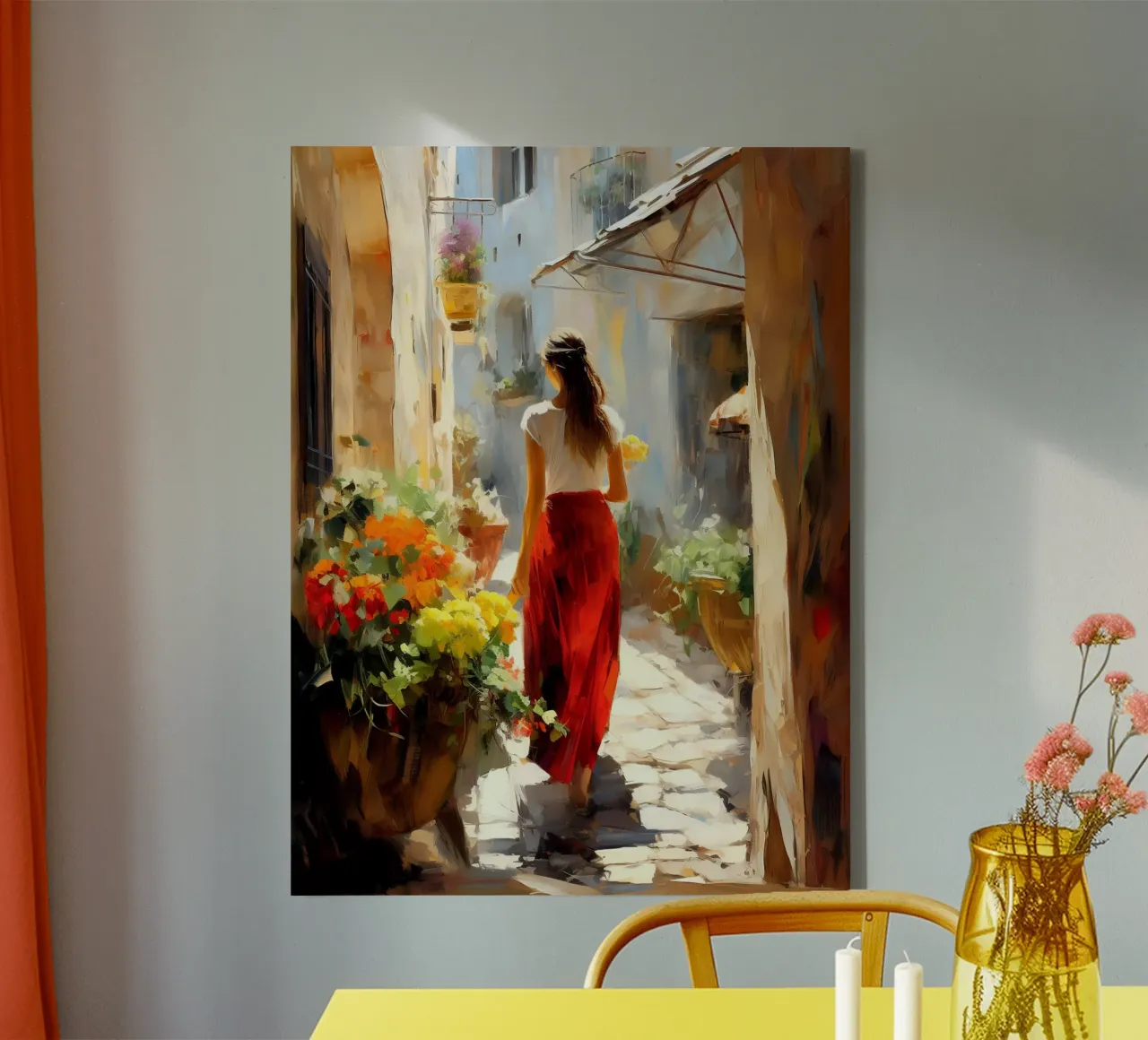 Andalucia tela con Cornice a cassetta da Artsy Bessy