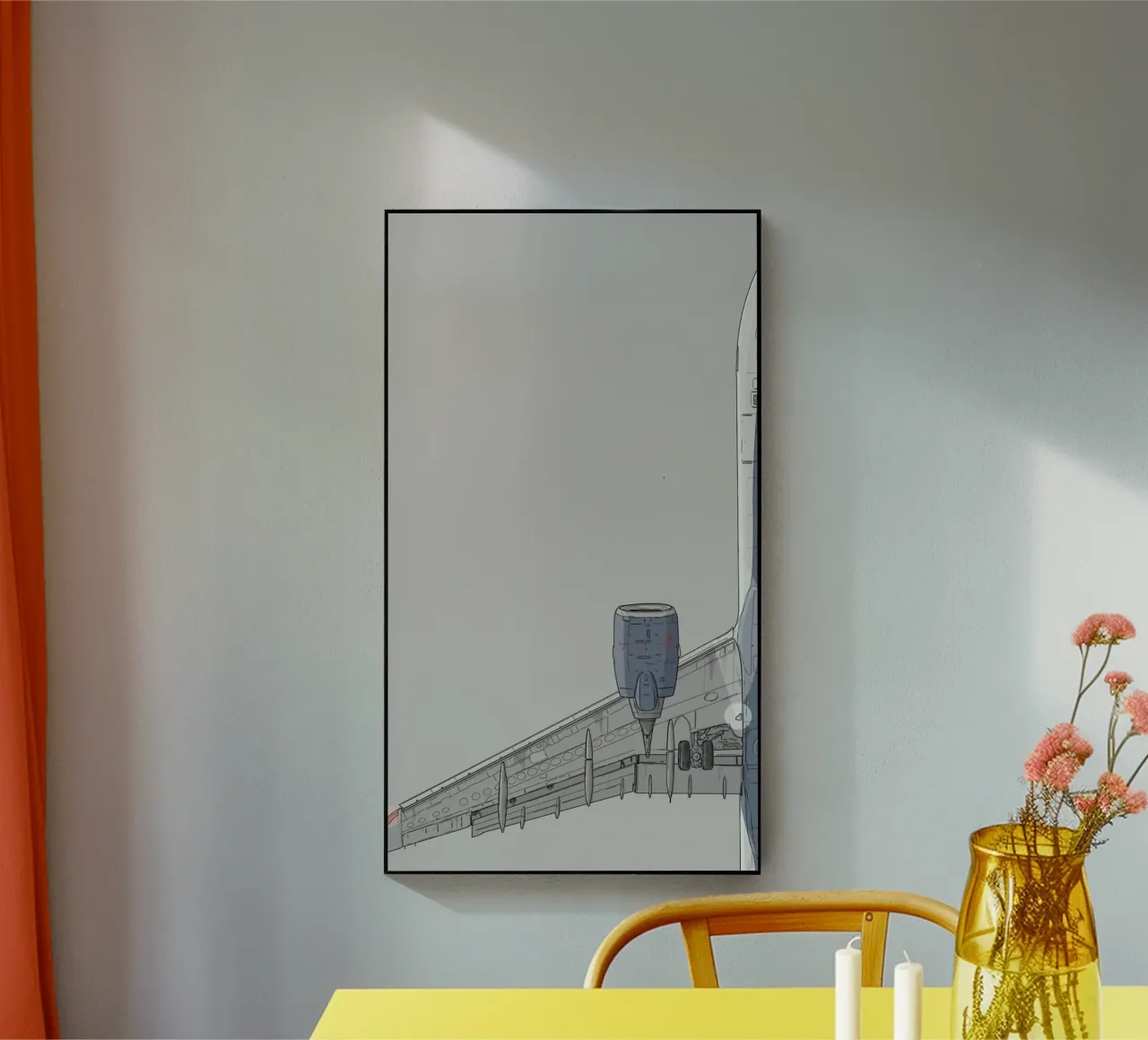 the plane wing plexiglass da Fost