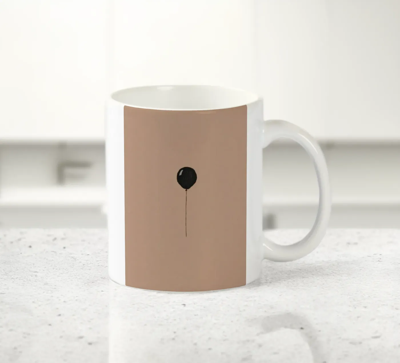 single balloon ceramic mug by Fost