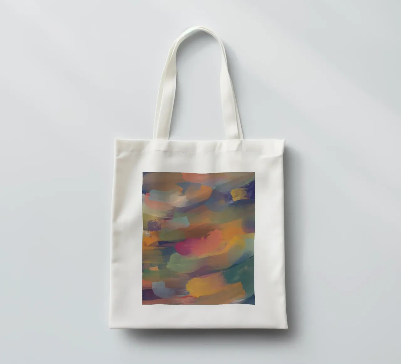 paint ink gradient borsa in juta da Fost