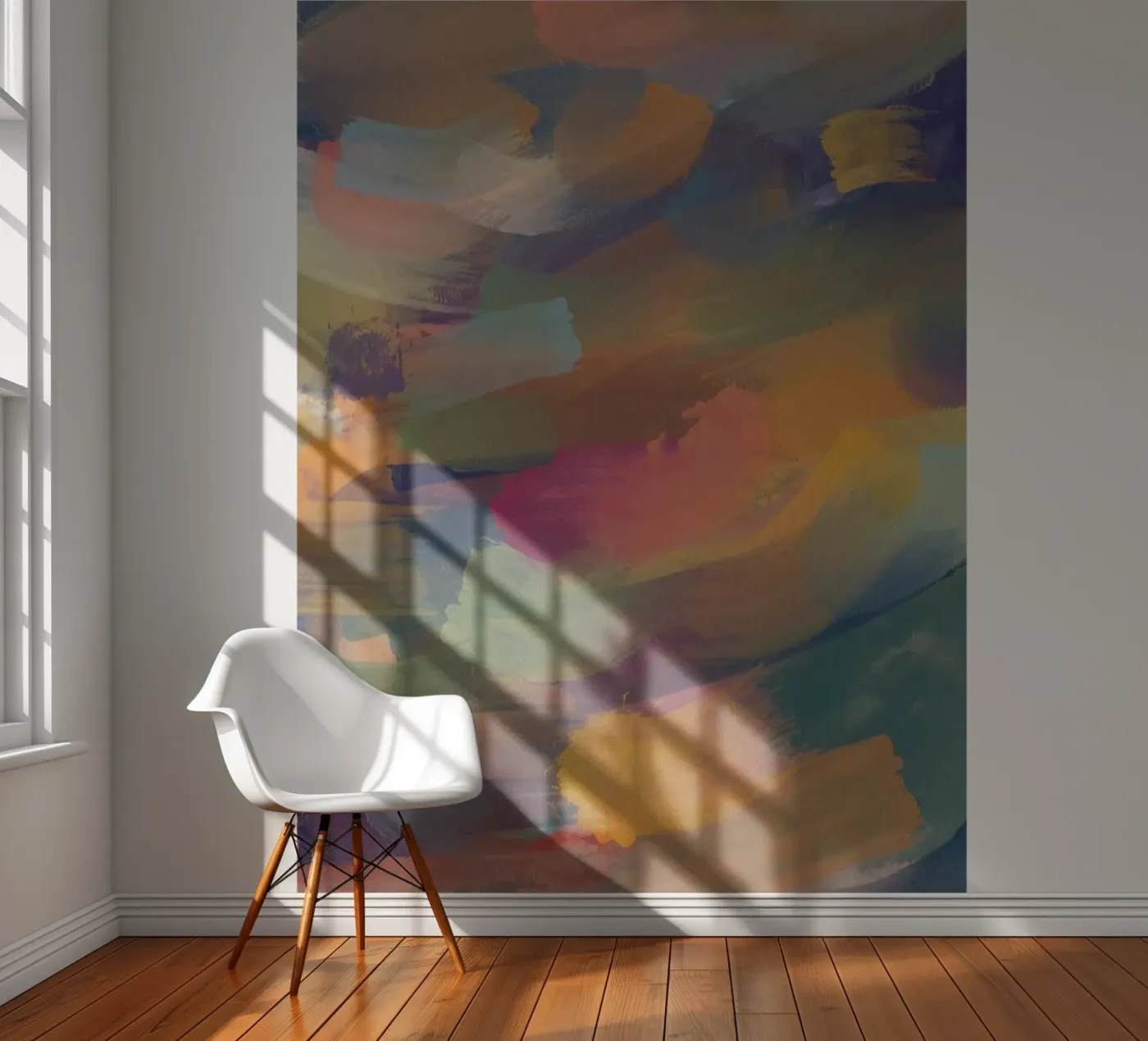 paint ink gradient fotobehang van Fost