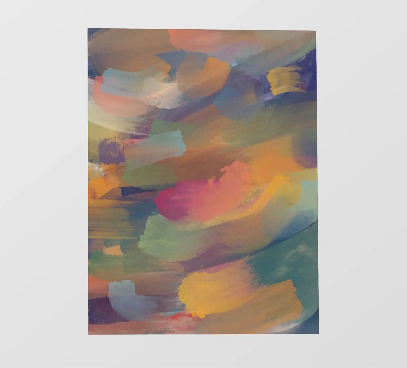 paint ink gradient fotobehang van Fost