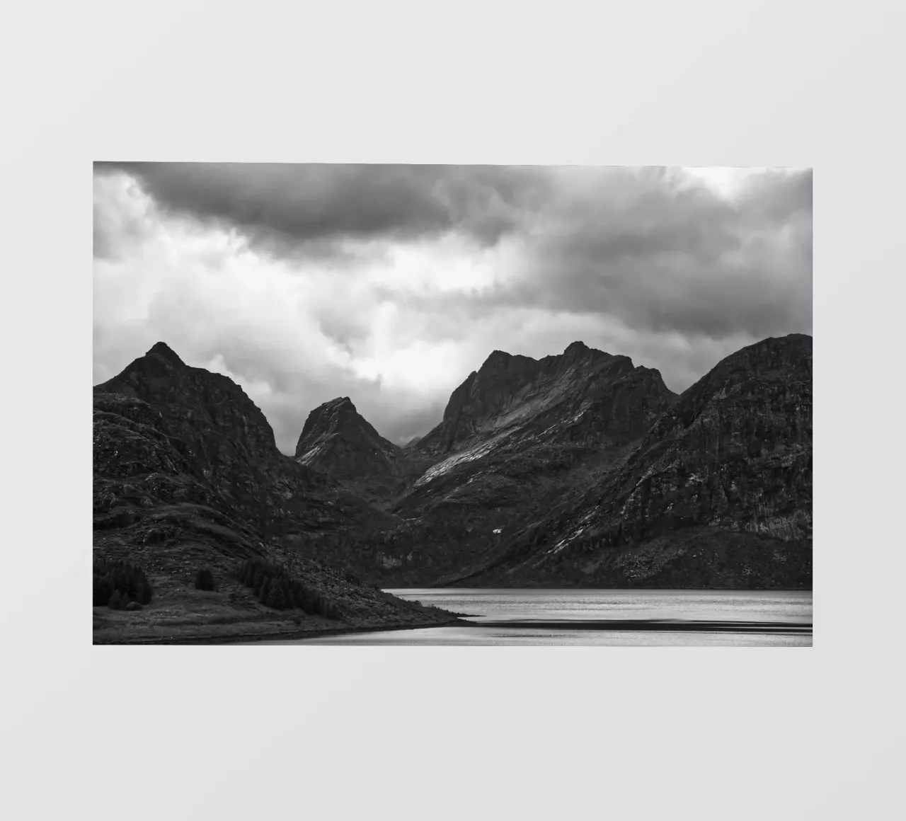 Mountains on the Lofoten Islands telo in pvc da Fjöllart