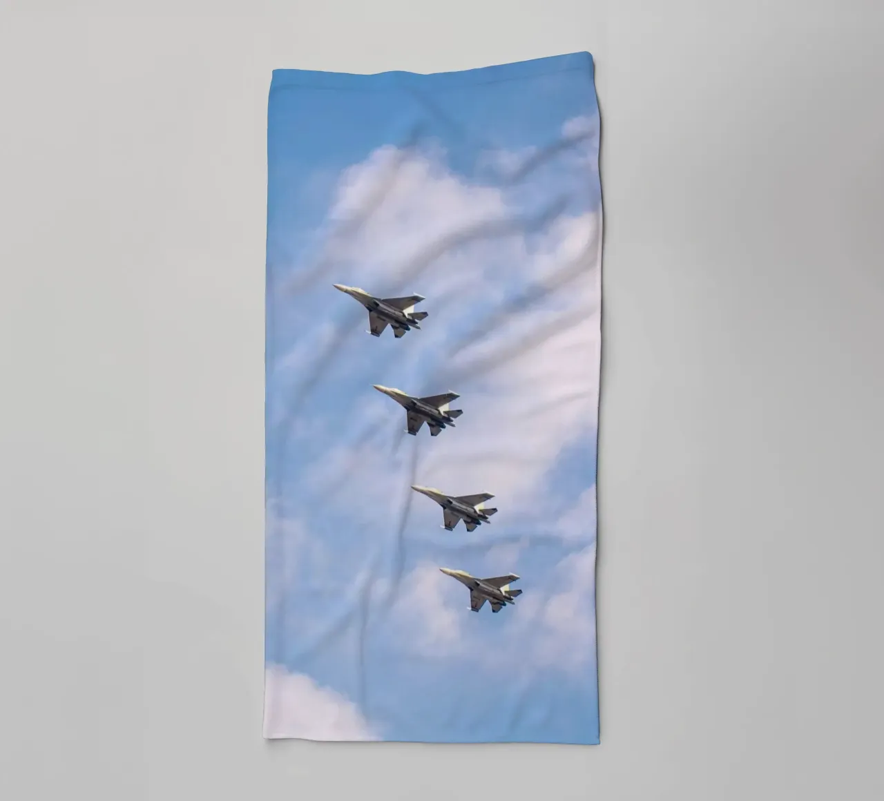 plane line sky asciugamano da bagno da Fost