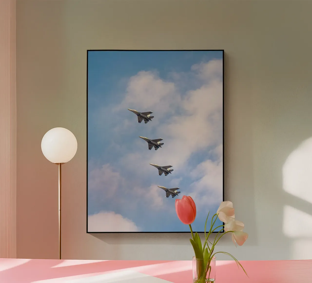 plane line sky plexiglass da Fost