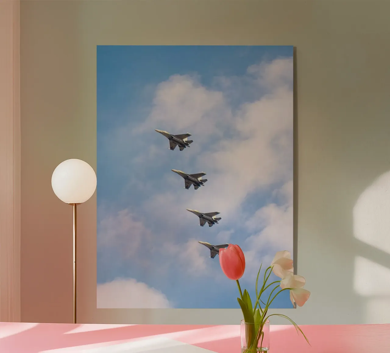 plane line sky plexiglass da Fost