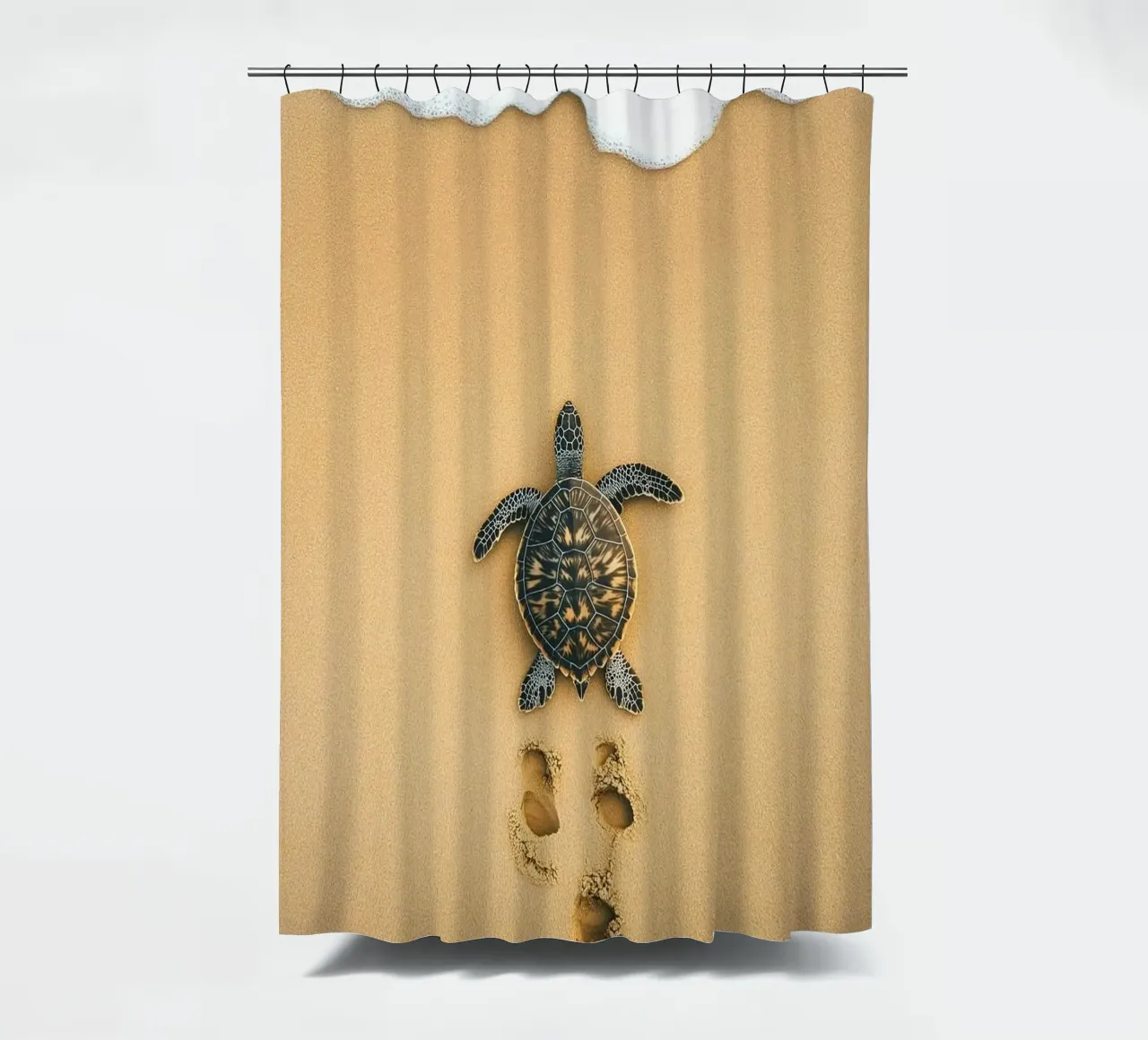 turtle on sand tenda da doccia da Fost