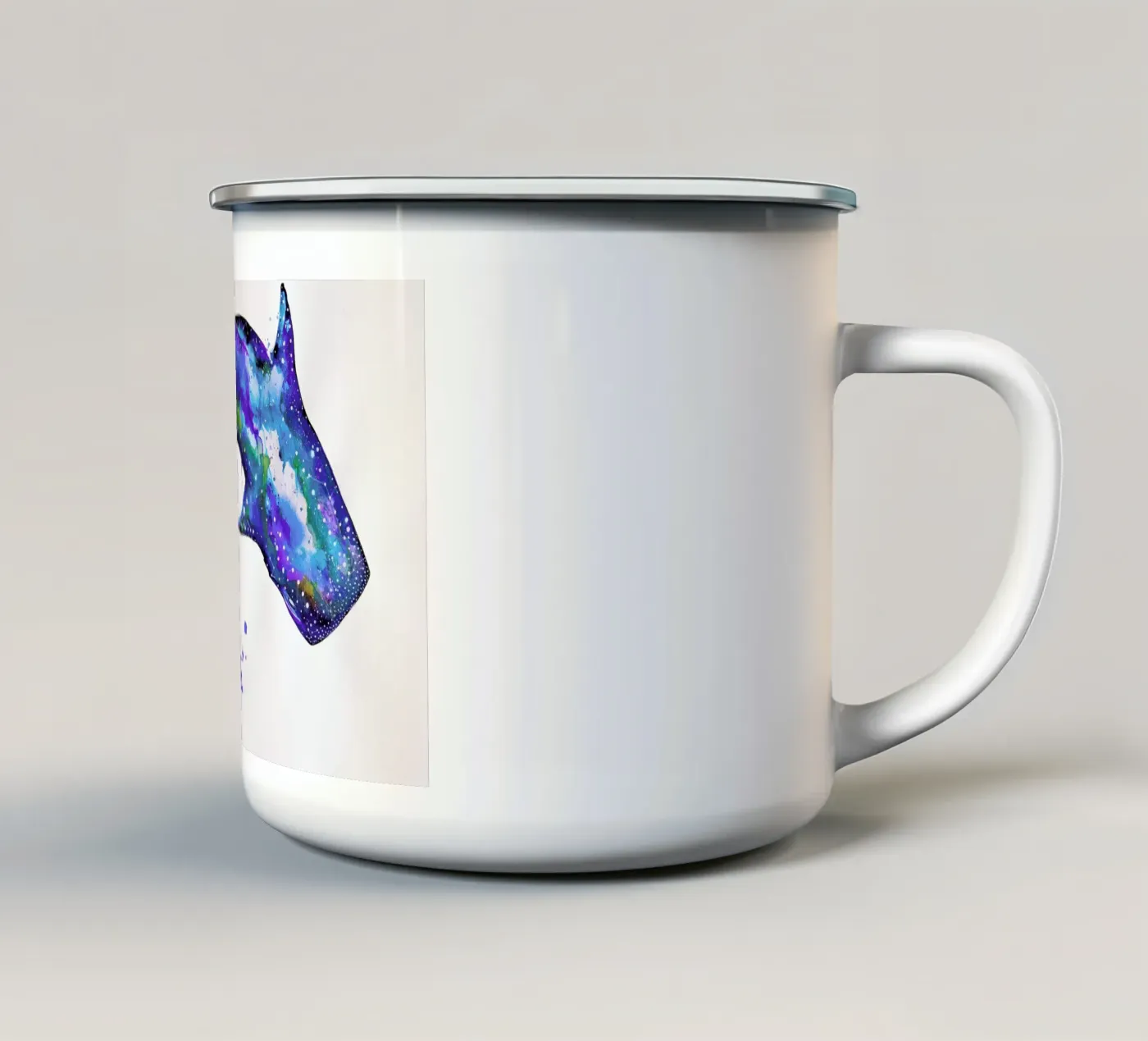Celestial enamel mug by Marc Allante