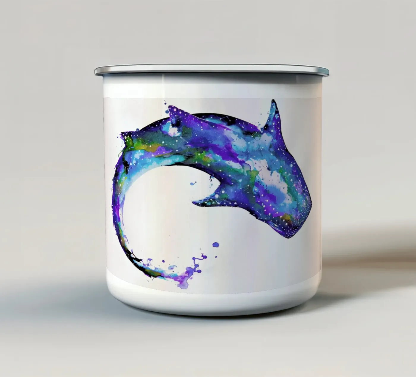 Celestial enamel mug by Marc Allante