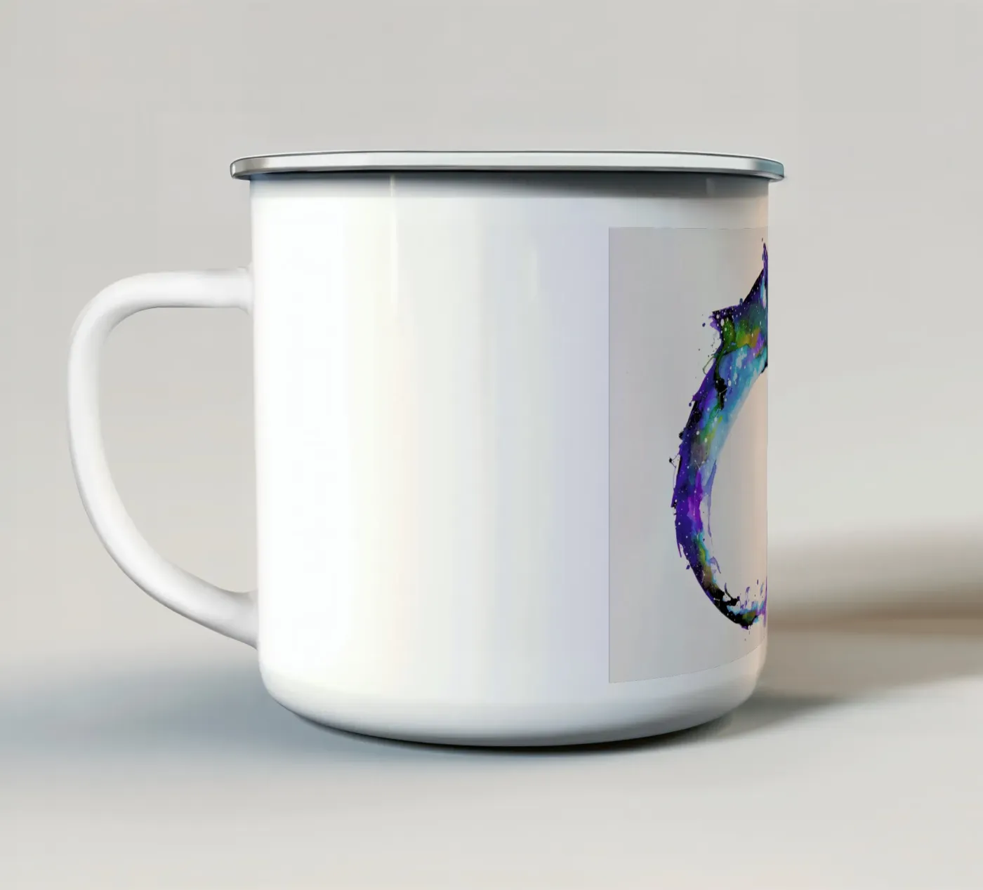 Celestial enamel mug by Marc Allante