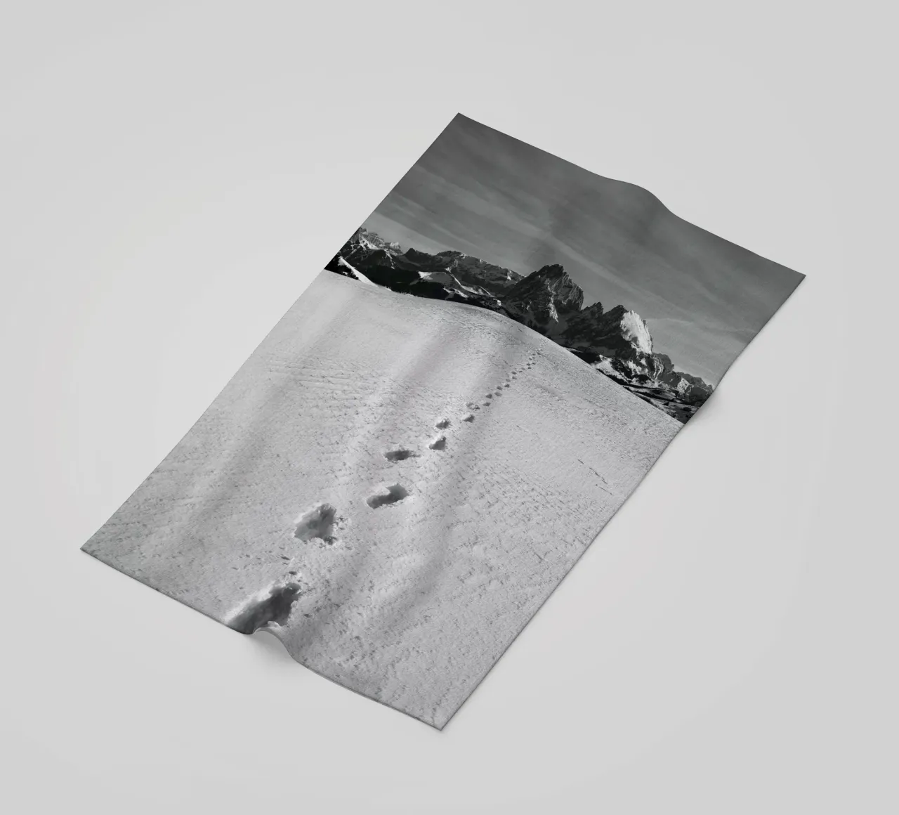 Footprints in the snow telo mare da Fjöllart