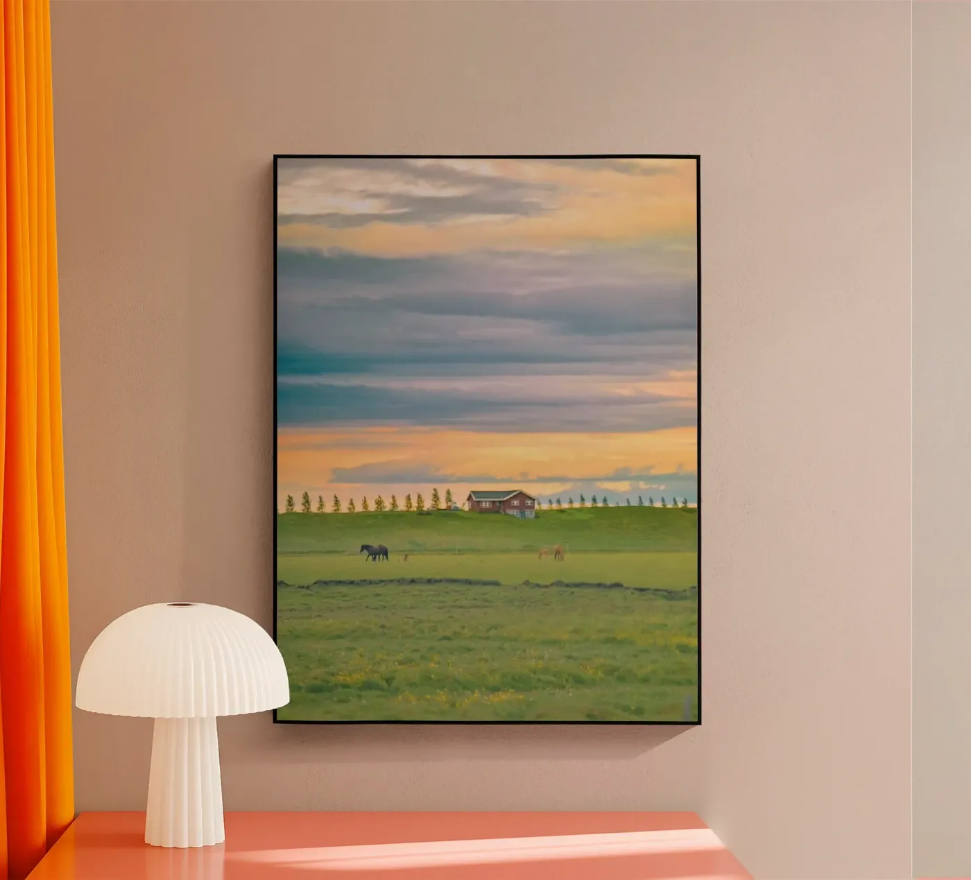 space countryside field plexiglass da juli