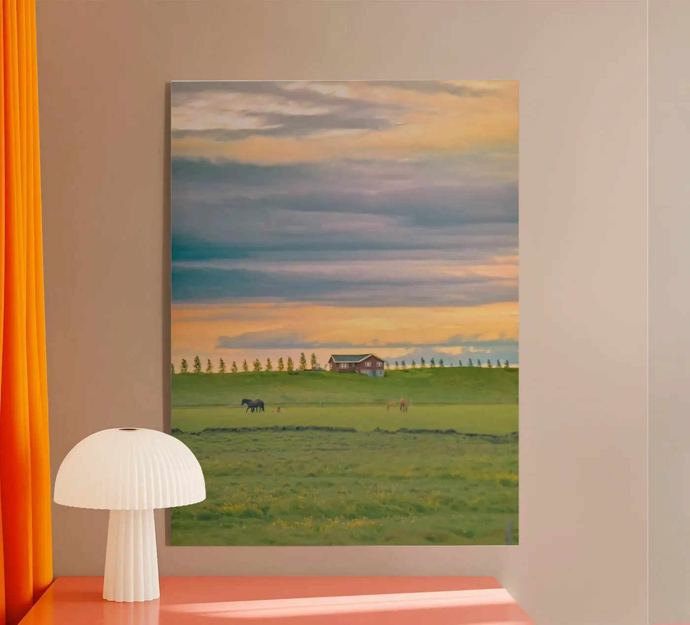 space countryside field plexiglass da juli