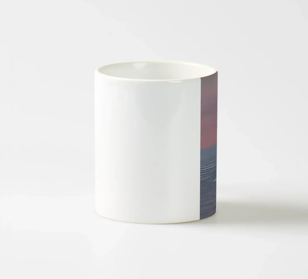 boating with moon tazza in ceramica da juli