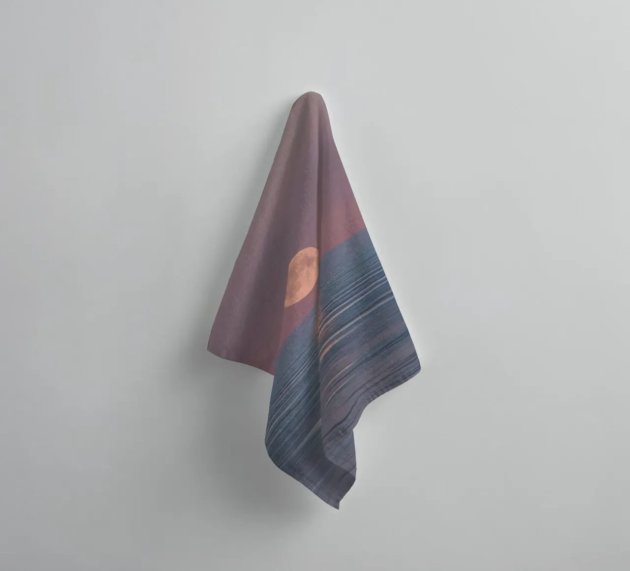 boating with moon towel by juli