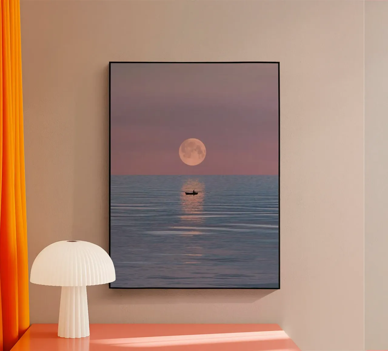 boating with moon metacrilato de juli