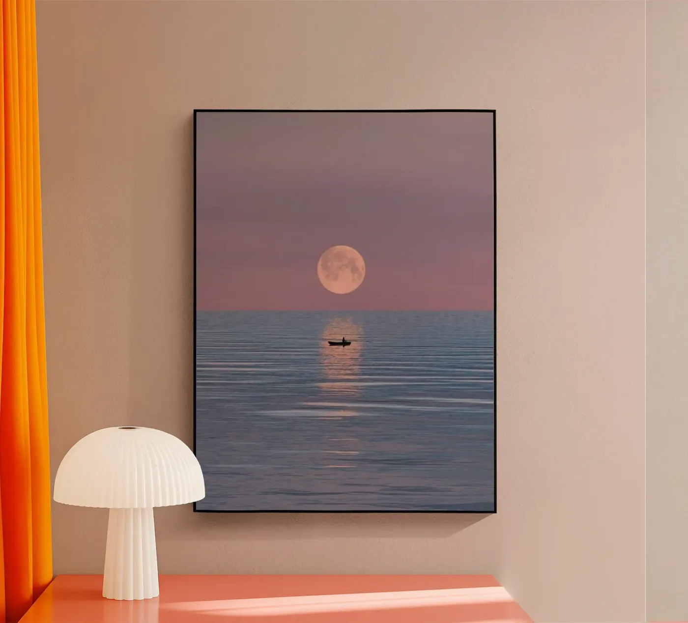 boating with moon plexiglass da juli