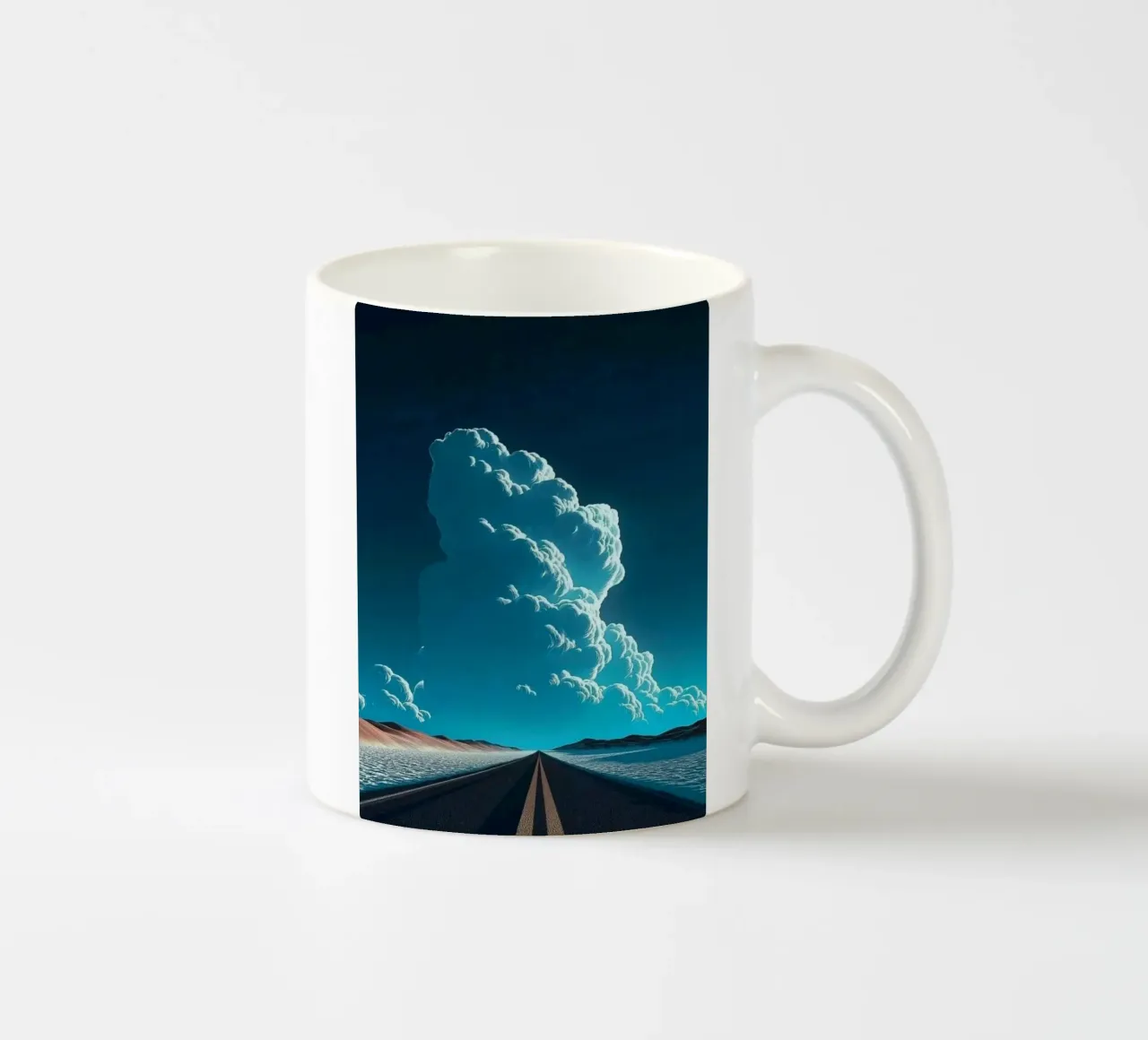 broadway with cloud tazza in ceramica da juli