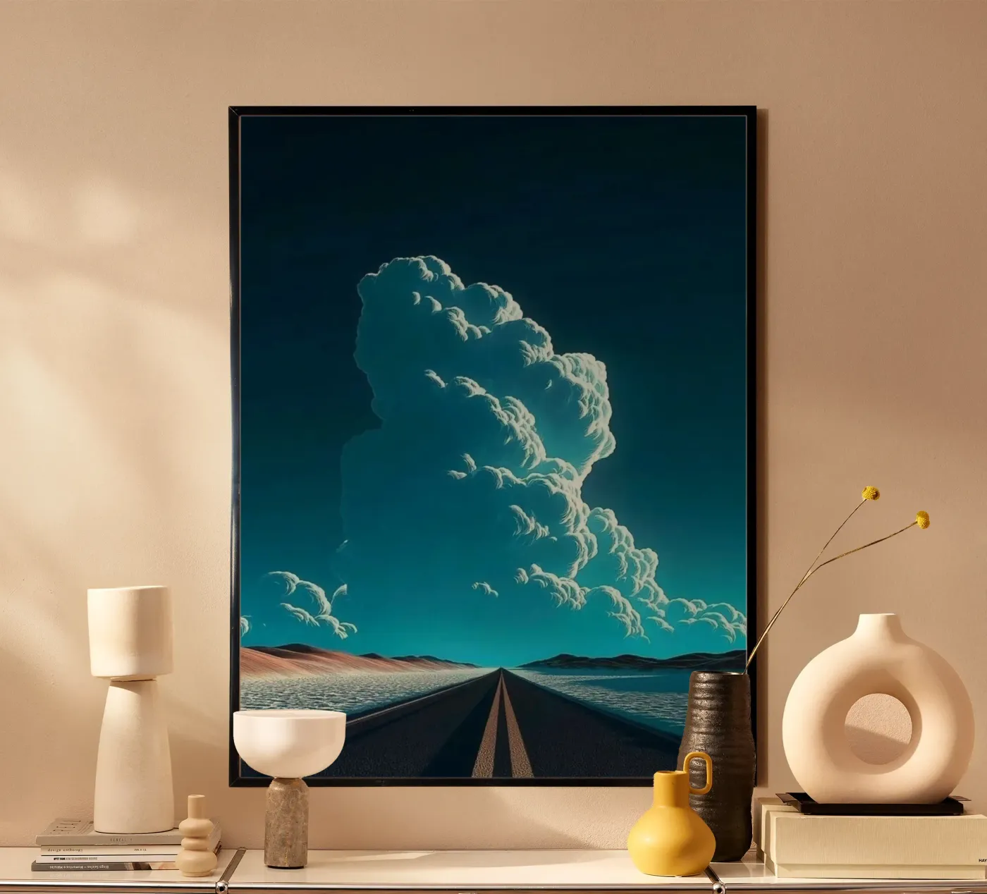 broadway with cloud poster by juli