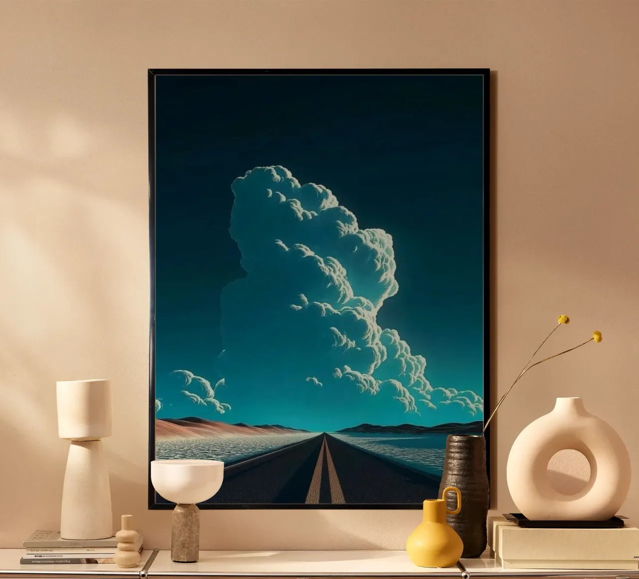 broadway with cloud poster by juli