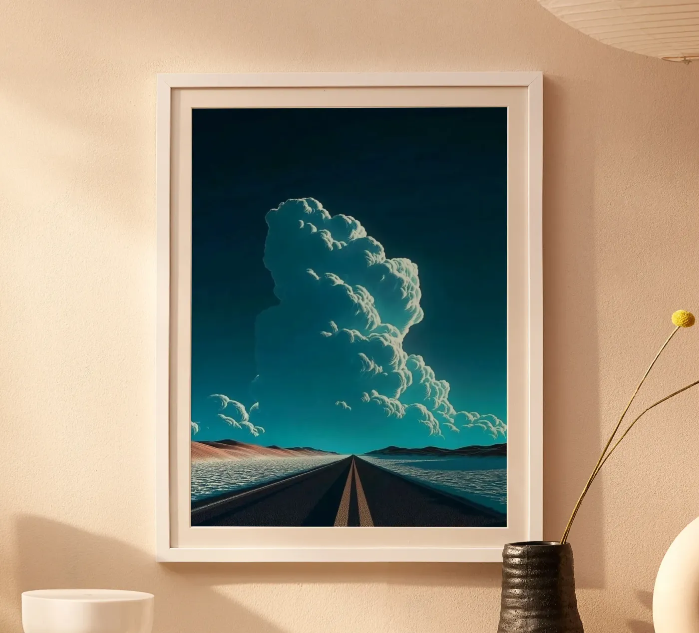 broadway with cloud poster by juli