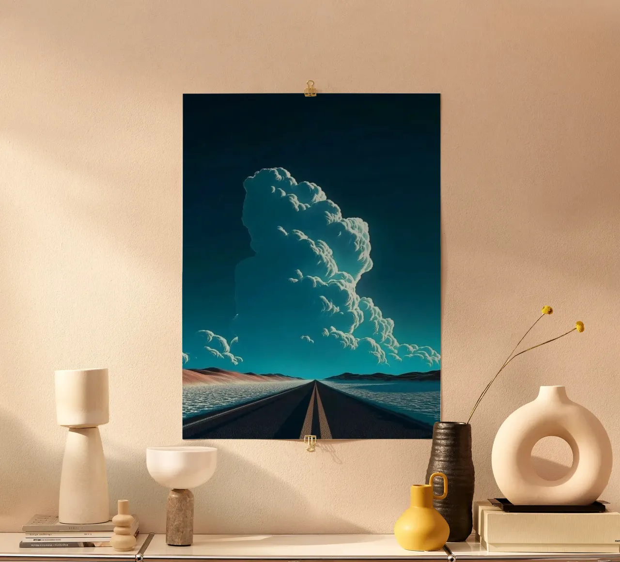 broadway with cloud poster by juli