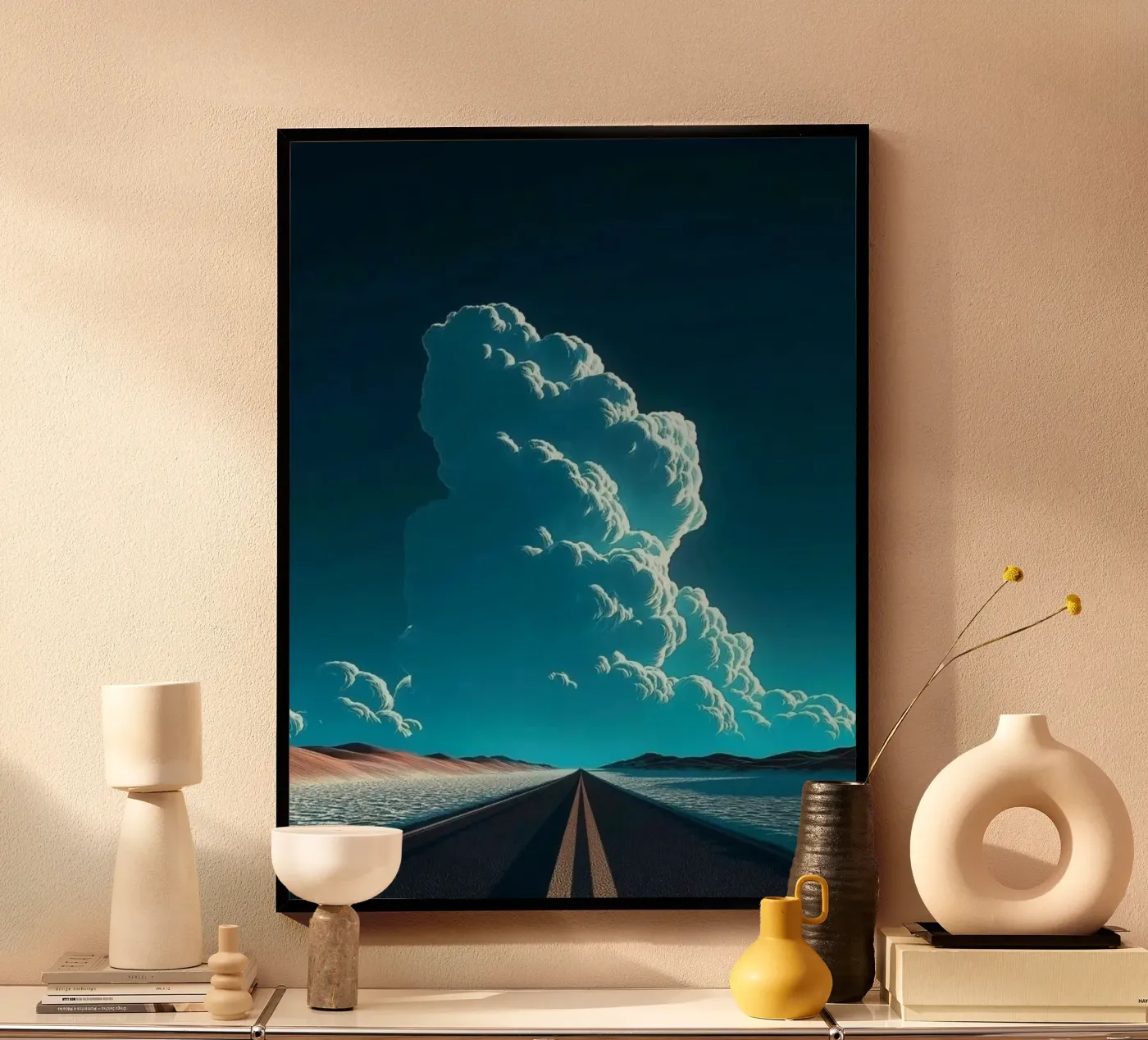 broadway with cloud poster by juli
