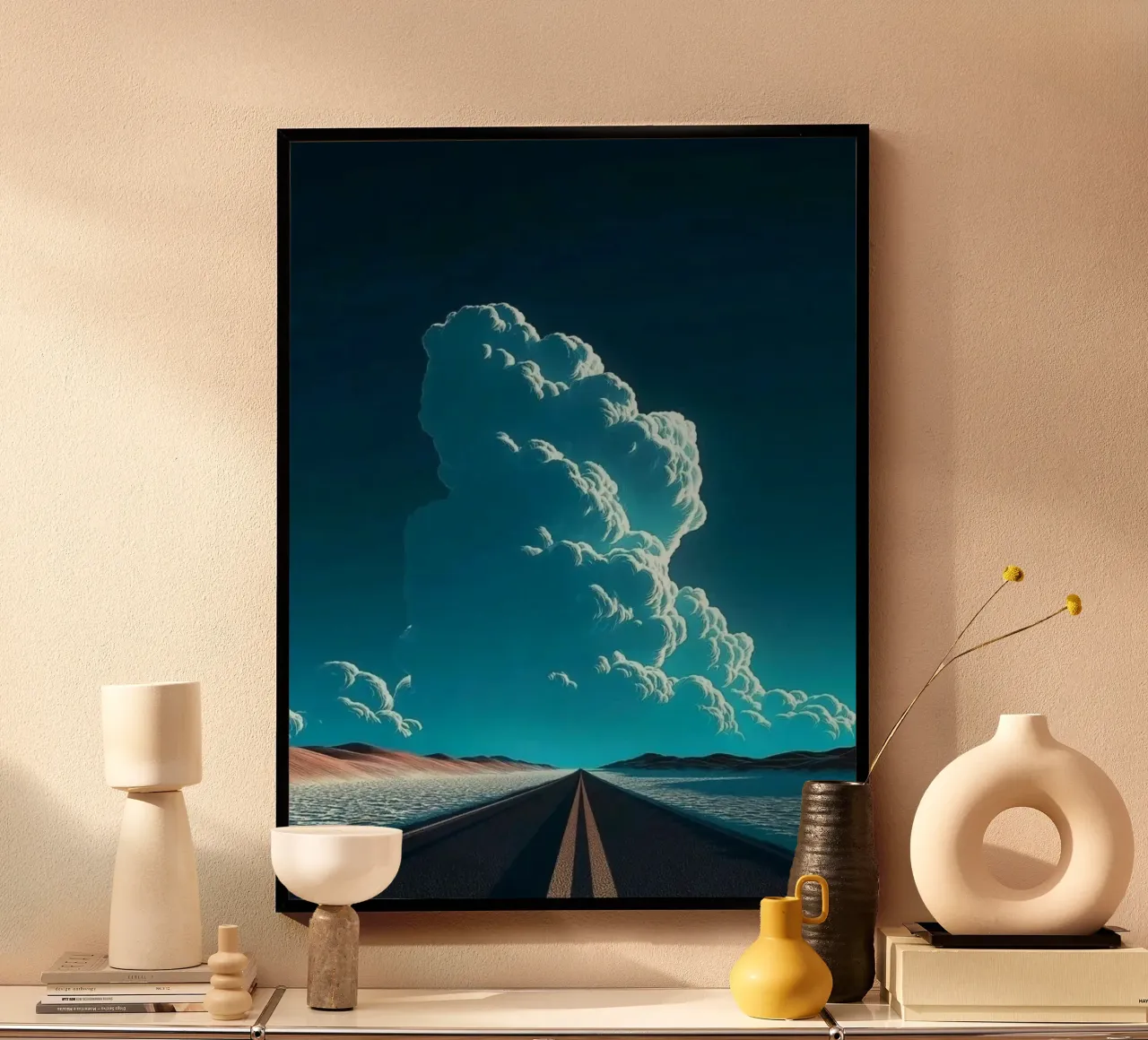 broadway with cloud poster by juli