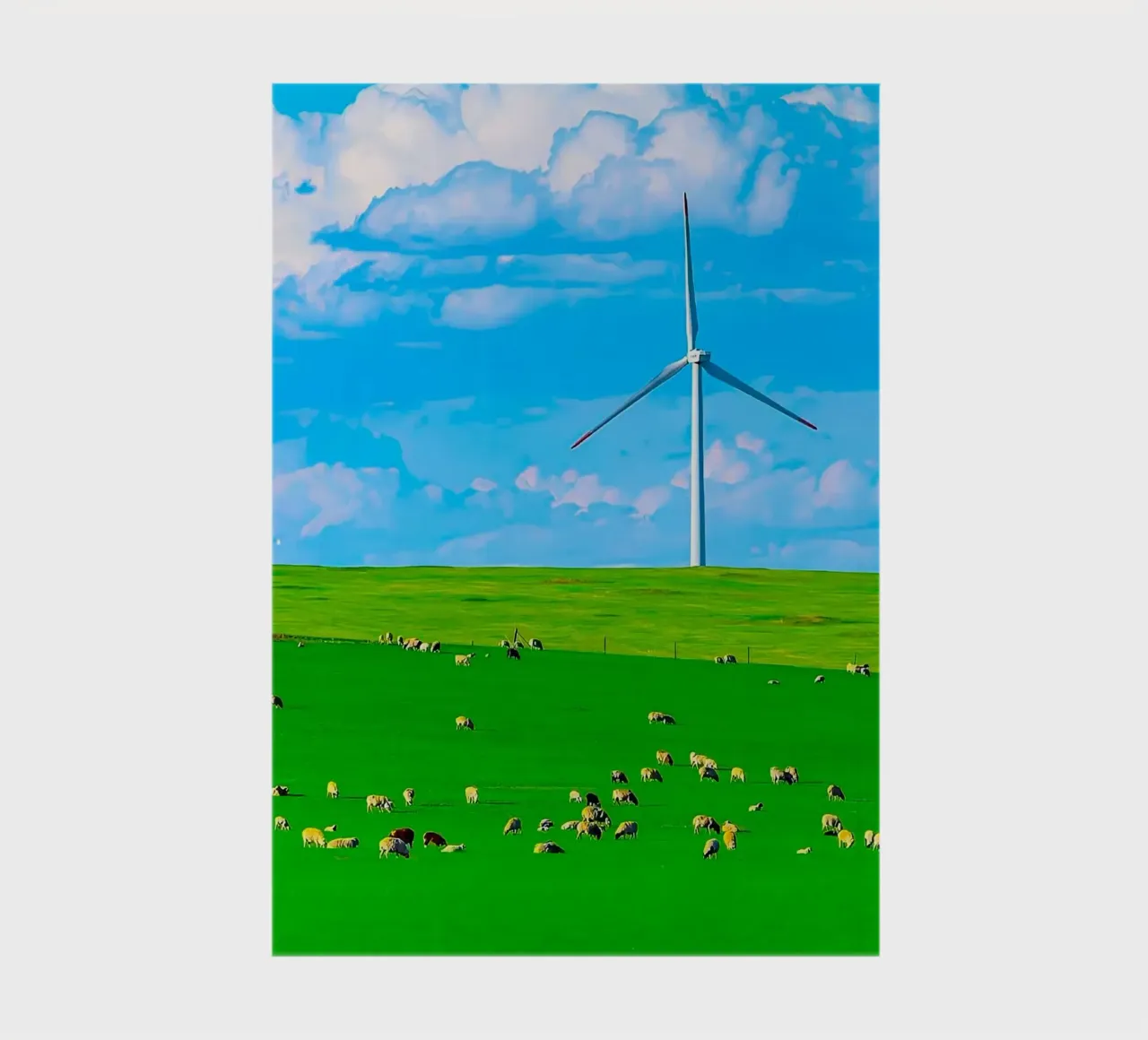 windmill in space field diario da juli