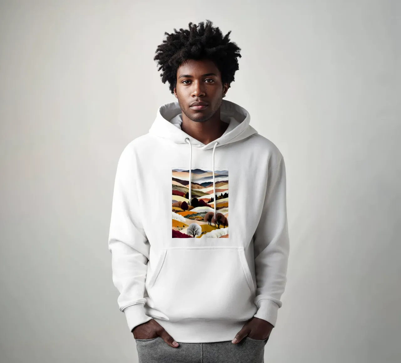 Dall'autunno all'inverno felpa con cappuccio da 83oranges