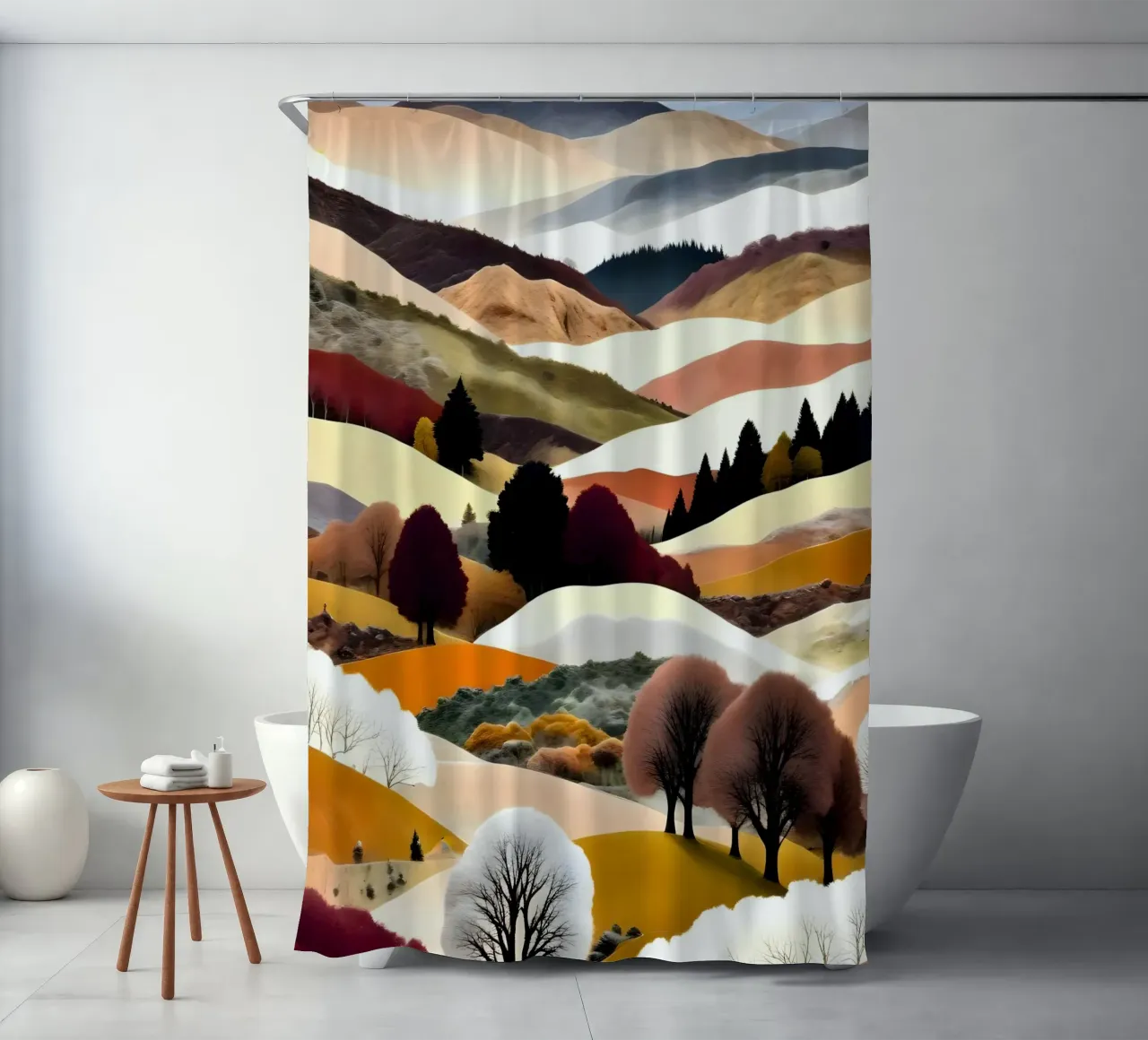 Dall'autunno all'inverno tenda da doccia da 83oranges