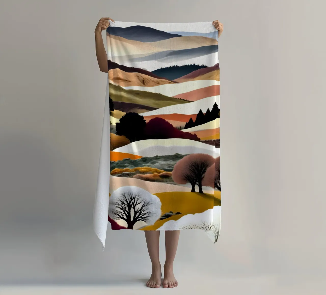 Dall'autunno all'inverno telo mare da 83oranges.com