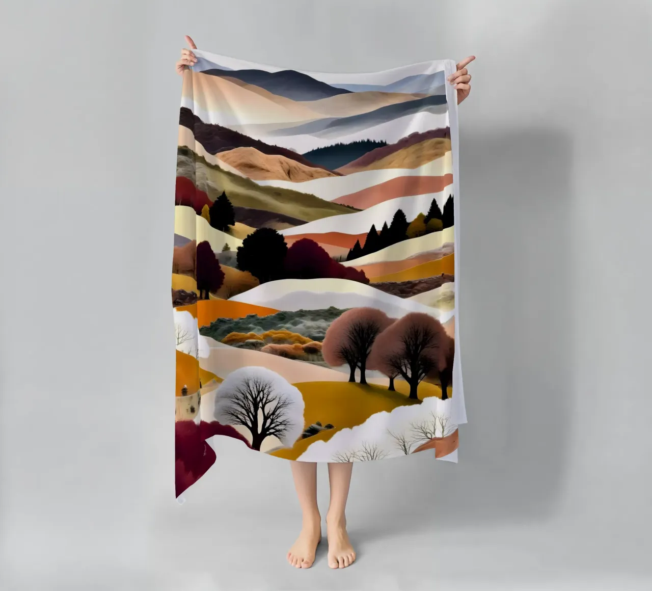 Dall'autunno all'inverno telo mare da 83oranges.com