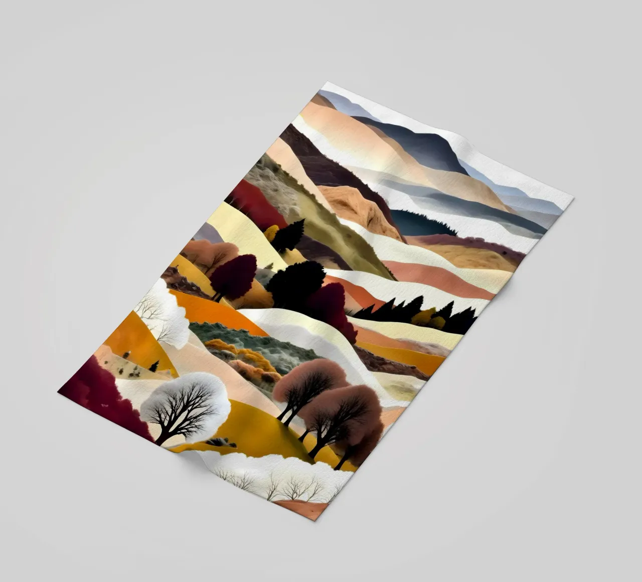 Dall'autunno all'inverno telo mare da 83oranges.com