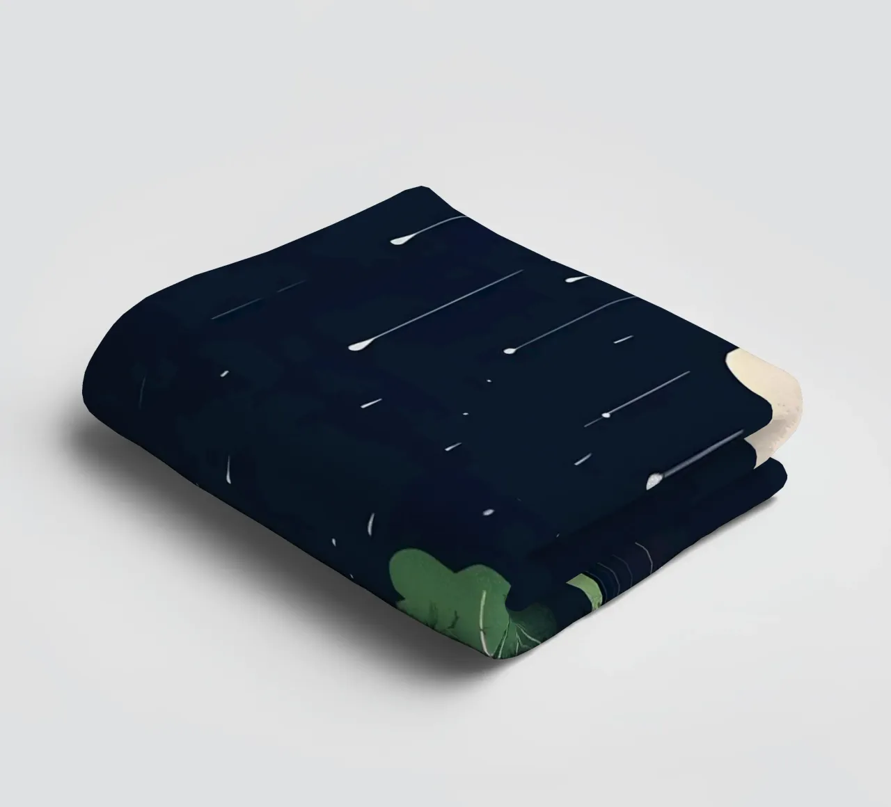 Sereno calare della notte asciugamano da bagno da Artistic-shop