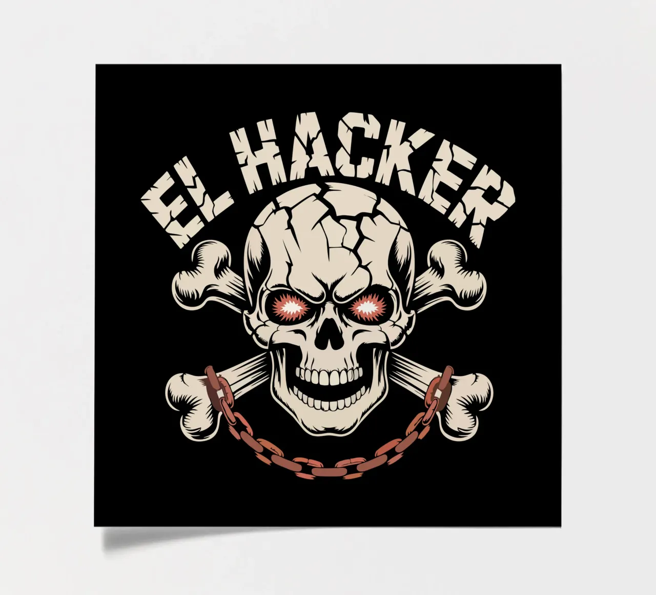 Powerhacker Stickerbogen von chandra liu