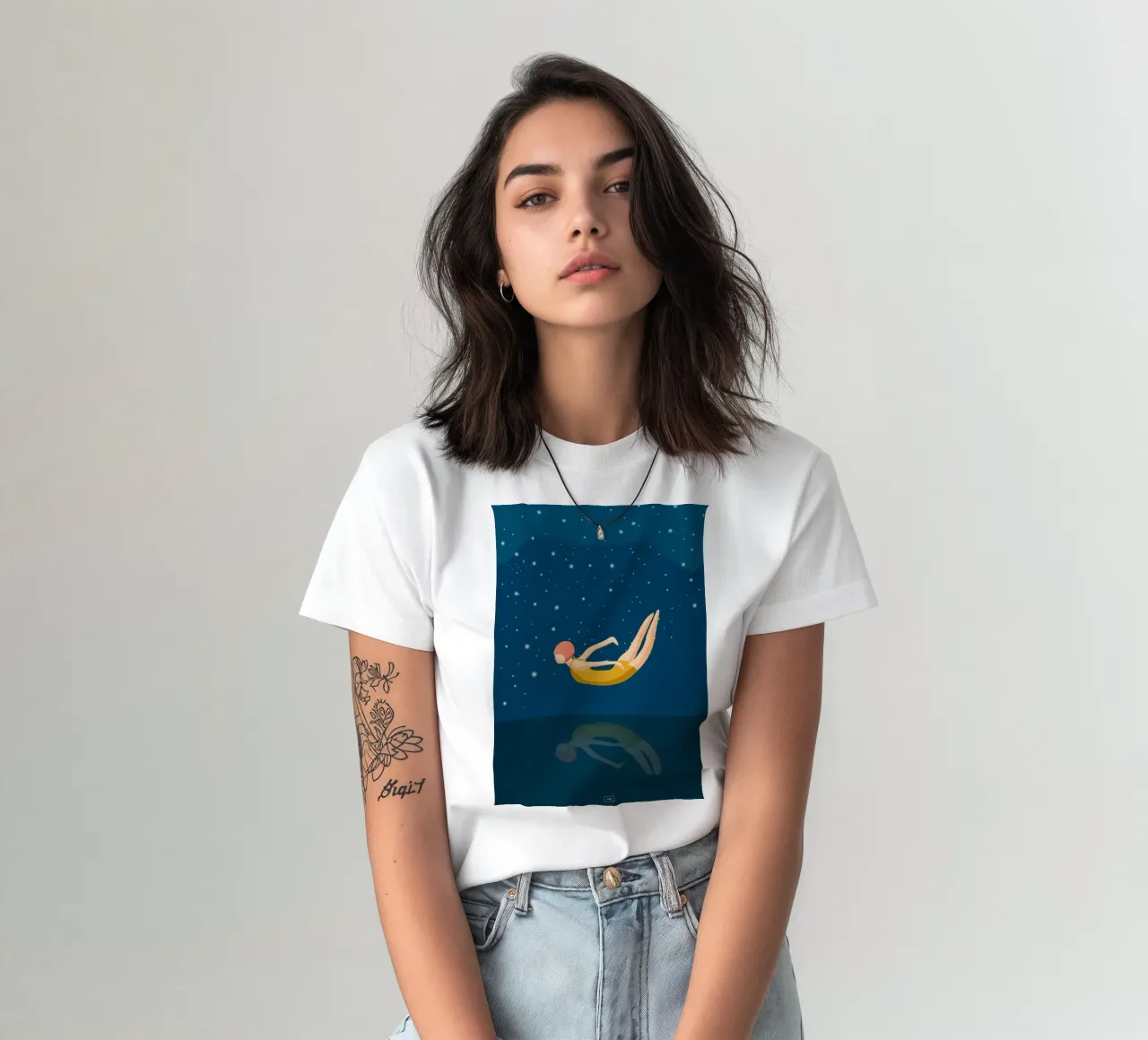 Saltare in mare di notte Bujaboom t-shirt da bujaboom