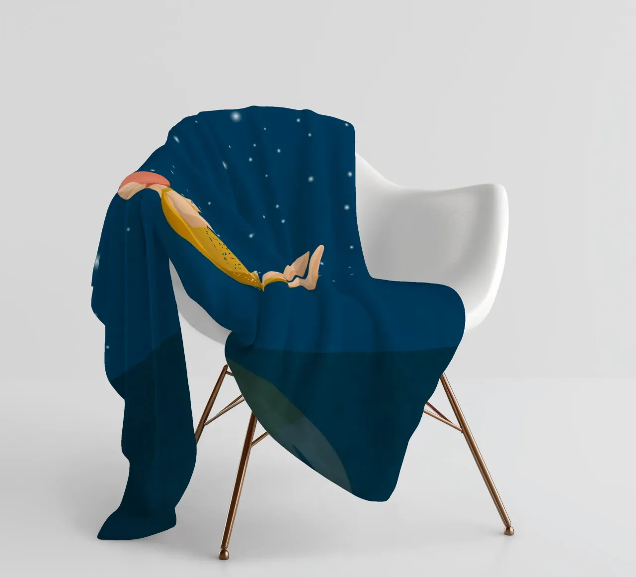 Saltare in mare di notte Bujaboom coperta in pile da bujaboom