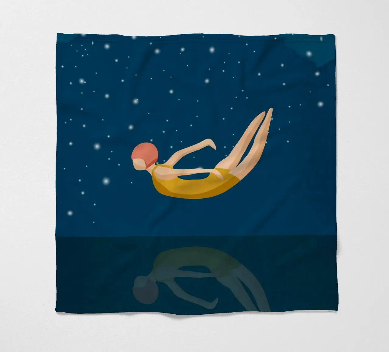 Saltare in mare di notte Bujaboom coperta in pile da bujaboom