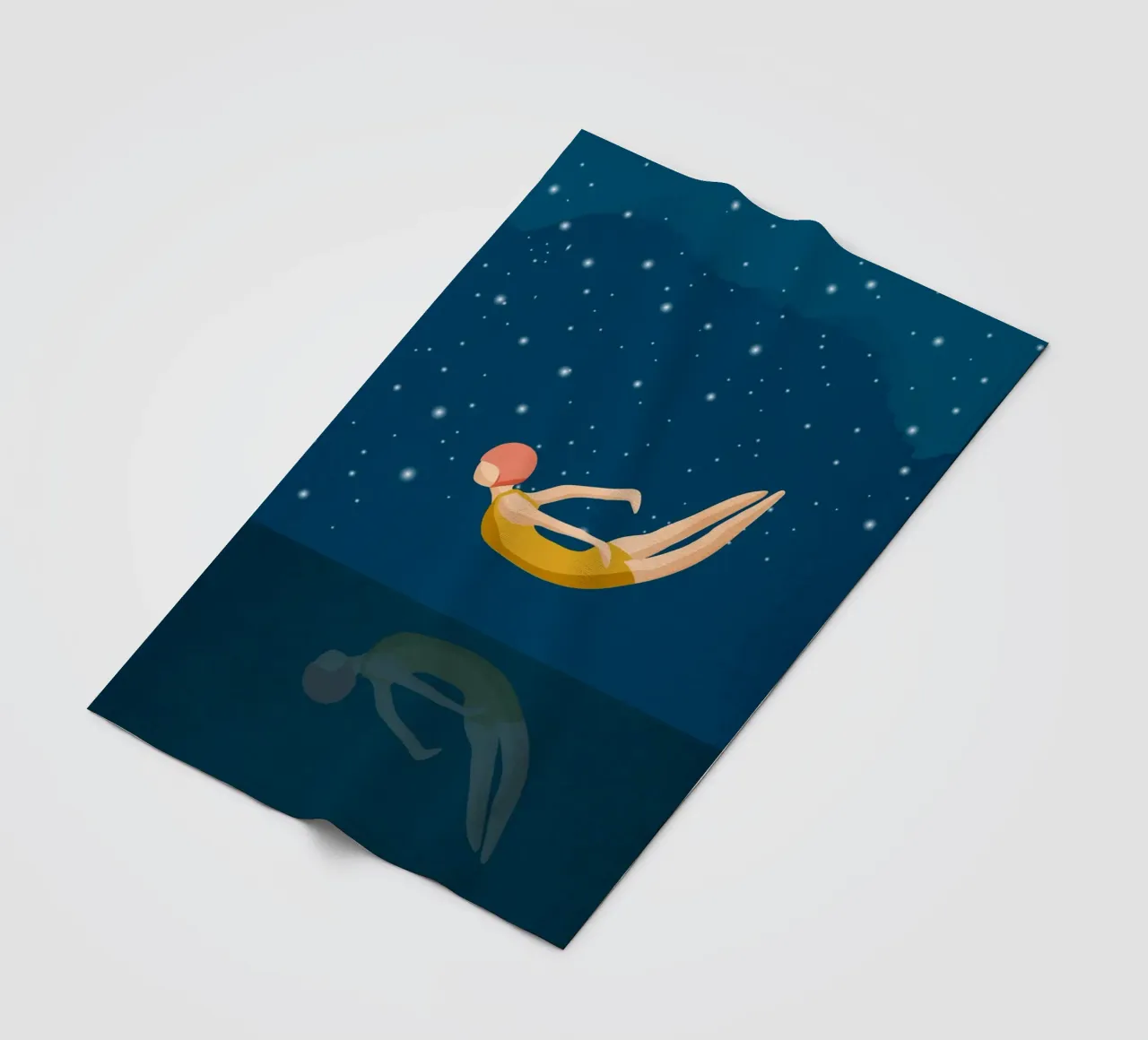 Saltare in mare di notte Bujaboom coperta in pile da bujaboom