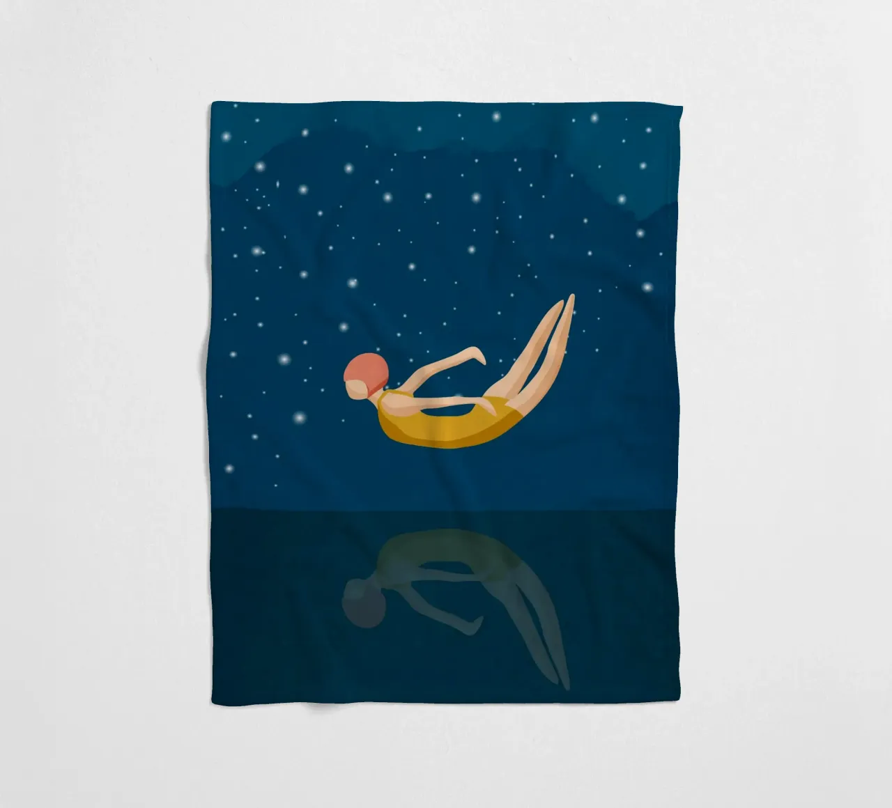 Saltare in mare di notte Bujaboom coperta in pile da bujaboom