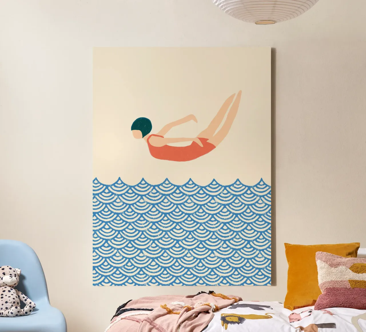 Spring in de zee Bujaboom canvas van bujaboom