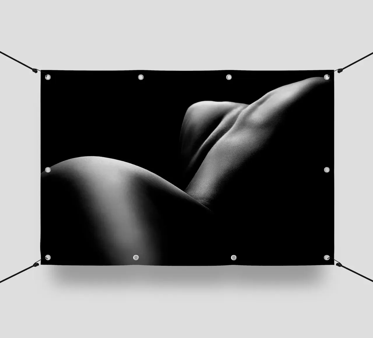 Paesaggio corporeo femminile telo in pvc da Lora