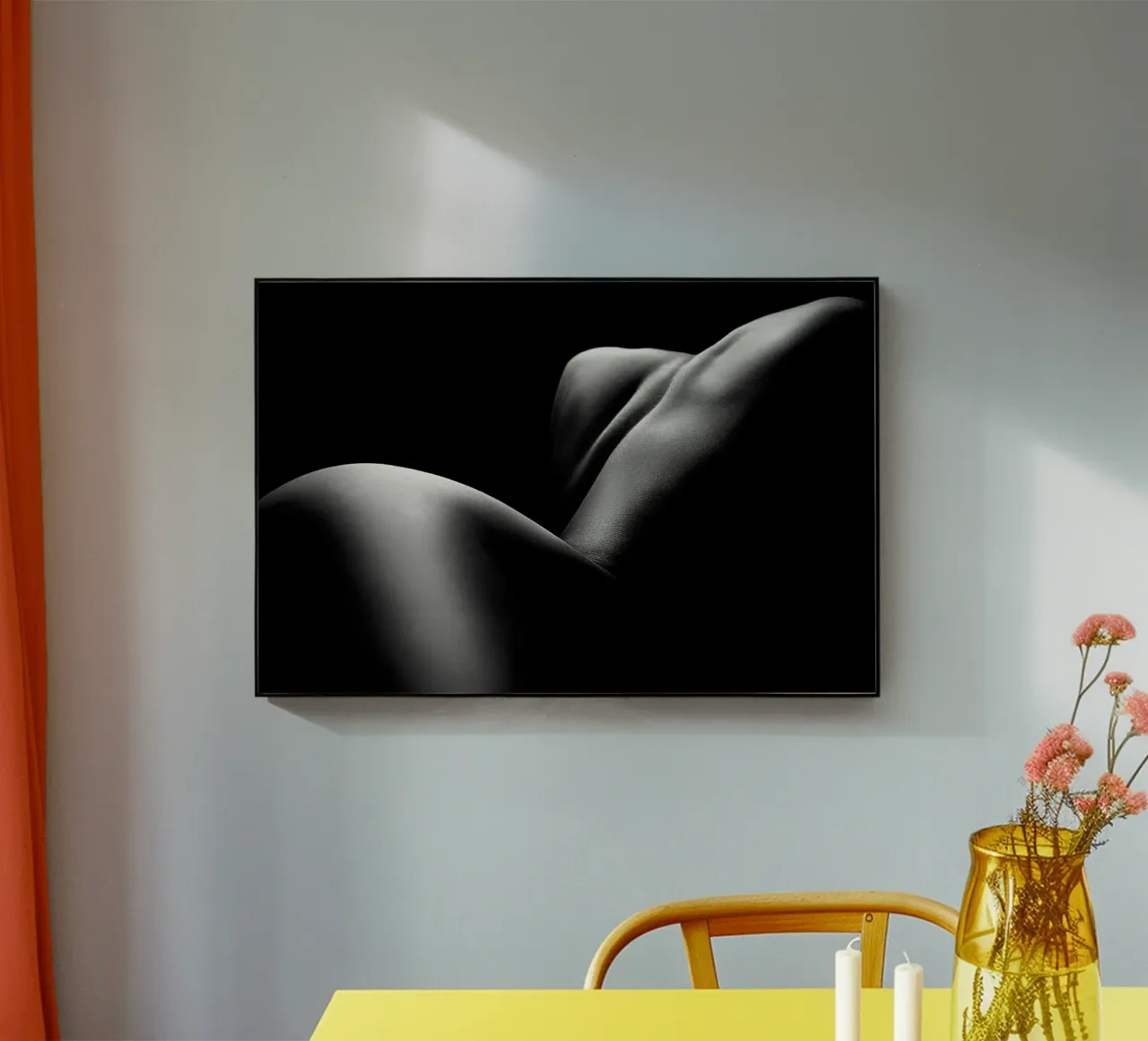 Paesaggio corporeo femminile plexiglass da Lora